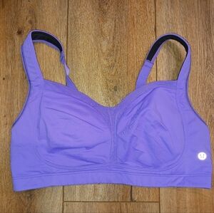 lululemon athletica Purple Sports Bra with Wide Straps and Full Coverage